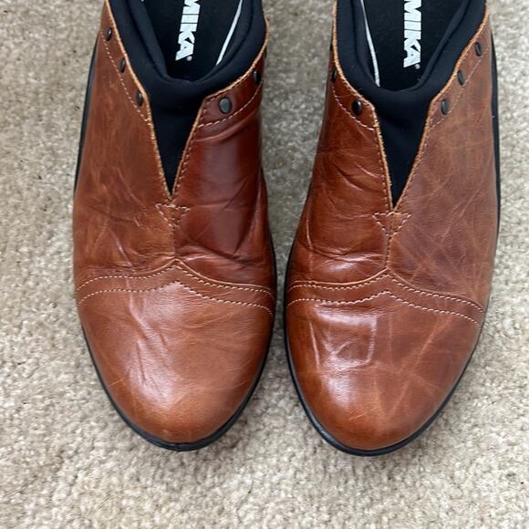 Romika Mokassetta Brown Leather Mules - Picture 4 of 7